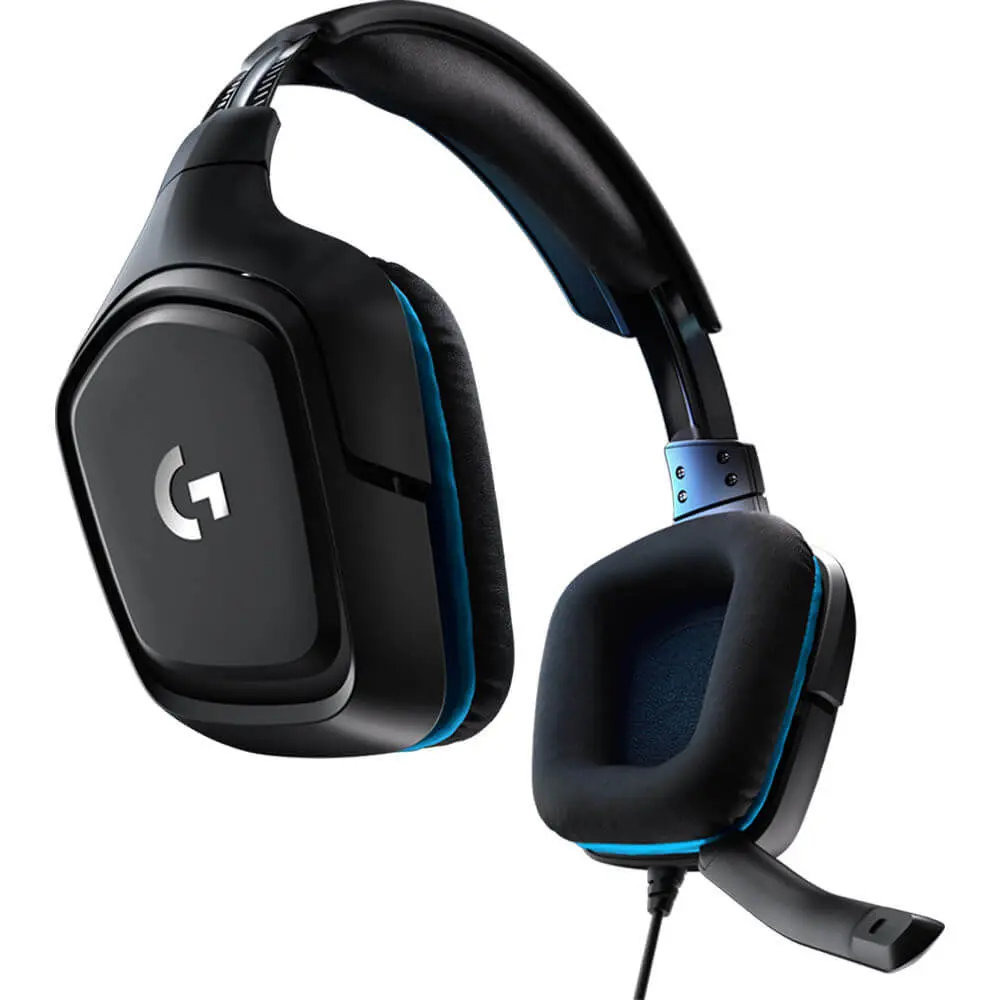 Наушники Logitech G432 (Black/Blue)