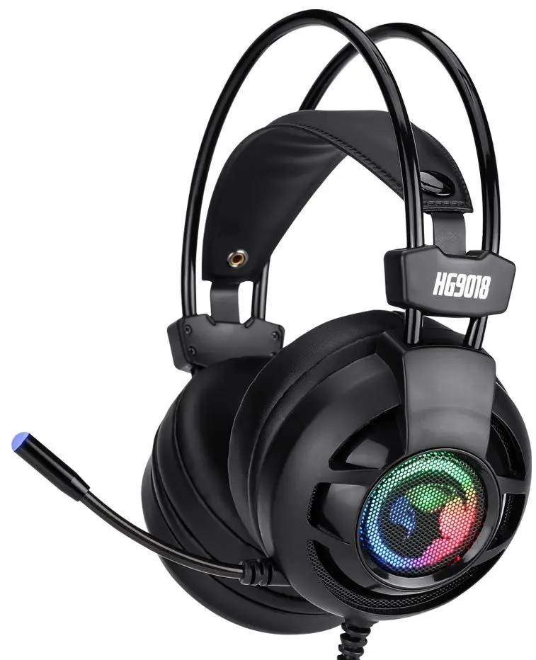 Наушники Marvo Rainbow Backlight HG9018 (Black)