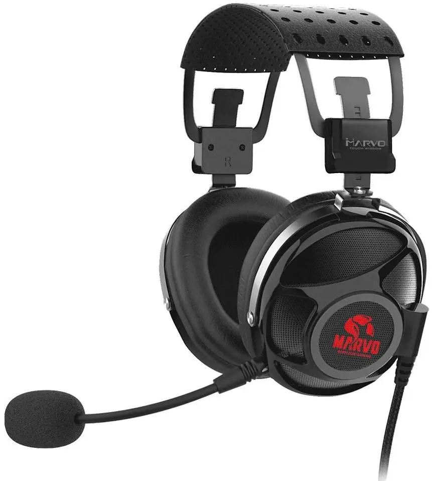 Casti Marvo Scorpion HG9053 (Black) - 5