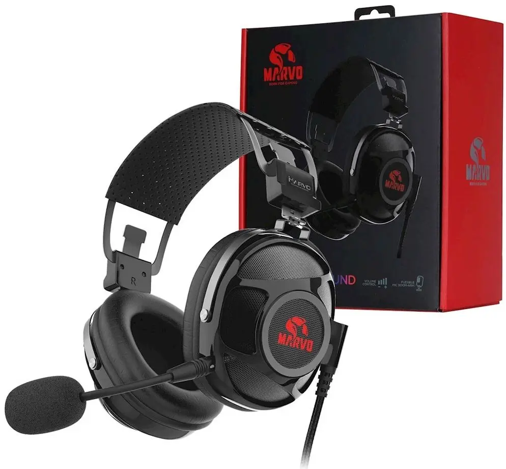 Casti Marvo Scorpion HG9053 (Black) - 2