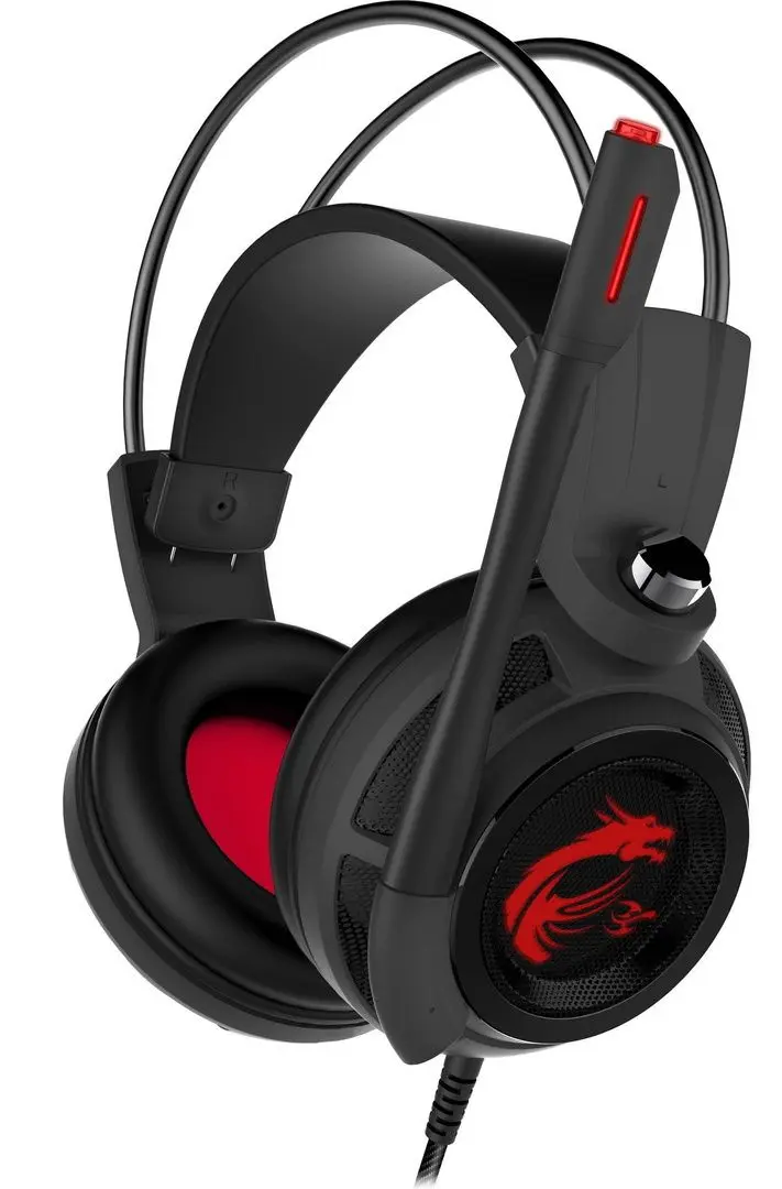 Casti MSI DS502 Gaming (Black/Red)