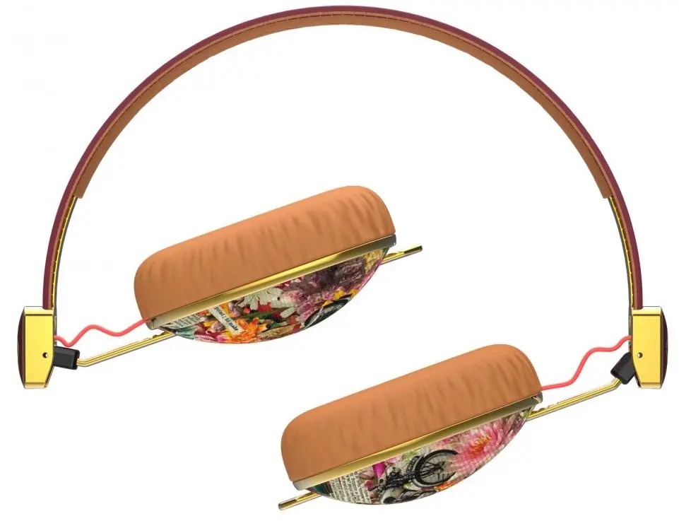Наушники Skullcandy Knockout (Floral/Burgundy/Rose Gold) - 2
