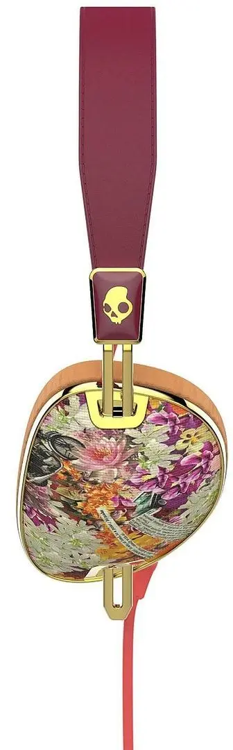 Наушники Skullcandy Knockout (Floral/Burgundy/Rose Gold) - 3