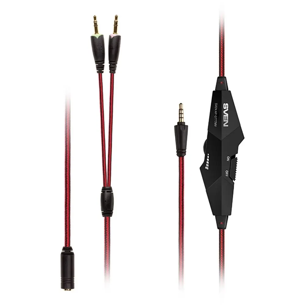 Casti Sven AP-G777MV (Black/Red)