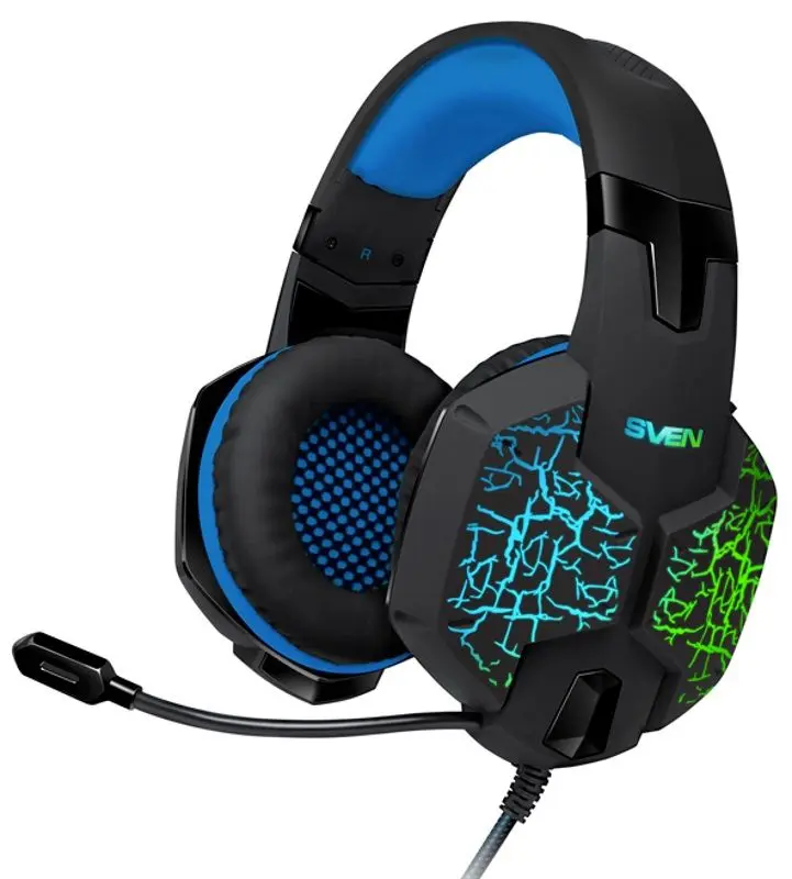 Наушники Sven AP-U980MV (Black/Blue) - 4