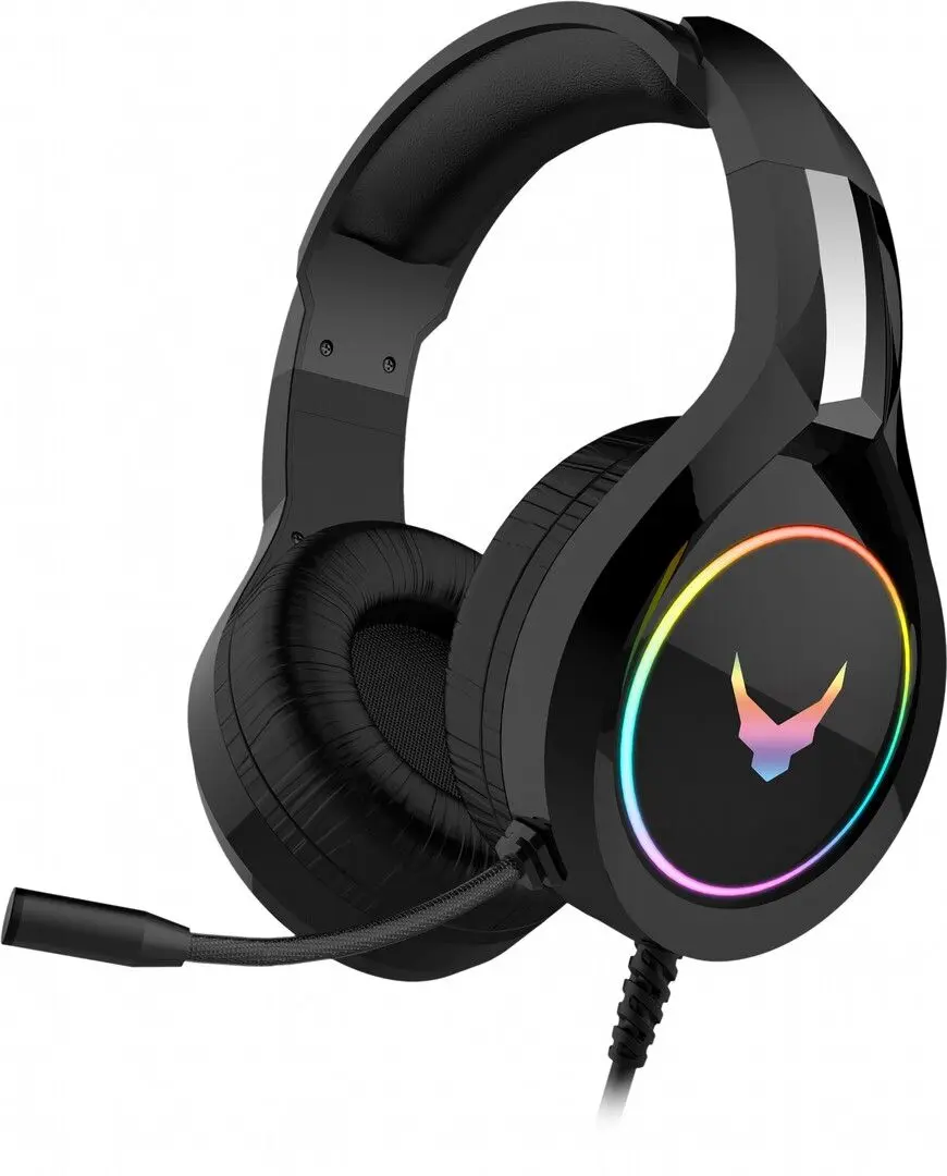 Casti Varr VH-6060 LED RGB (Black)