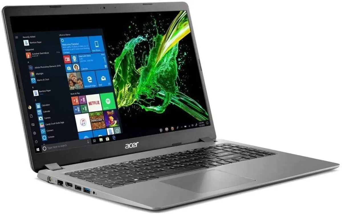 Laptop Acer A315-56-594WDX Intel Core i5-1035G1 8GB DDR4/512GB SSD (Gray)