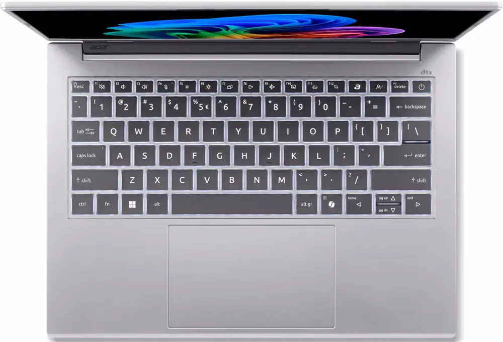 Laptop Acer Aspire 14 AI OLED A14-61M Ryzen AI 7 350 32GB/1TB Linux Ubuntu (Pure Silver)