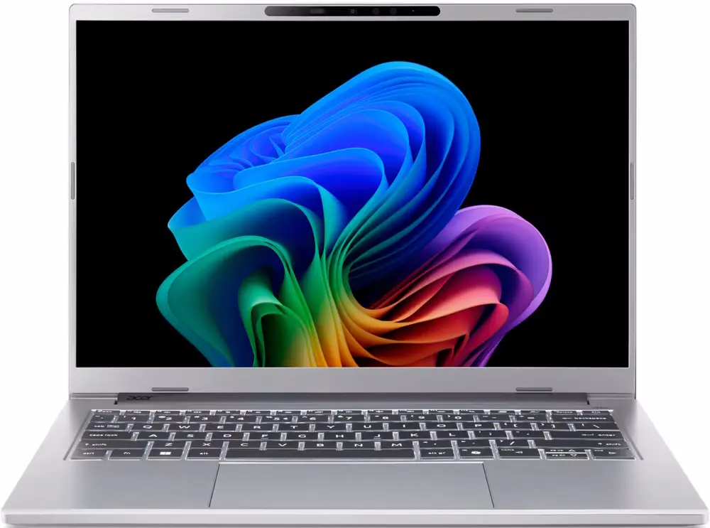 Laptop Acer Aspire 14 AI OLED A14-61M Ryzen AI 7 350 32GB/1TB Linux Ubuntu (Pure Silver)