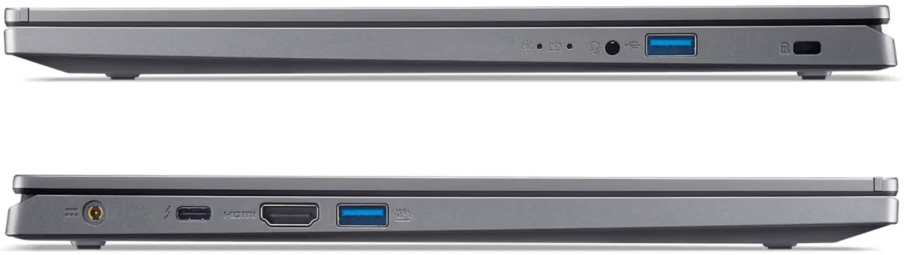 Ноутбук Acer Aspire 15 A15-51M-30YX Intel Core 3 100U 1x16GB DDR5/512GB SSD (Steel Gray)