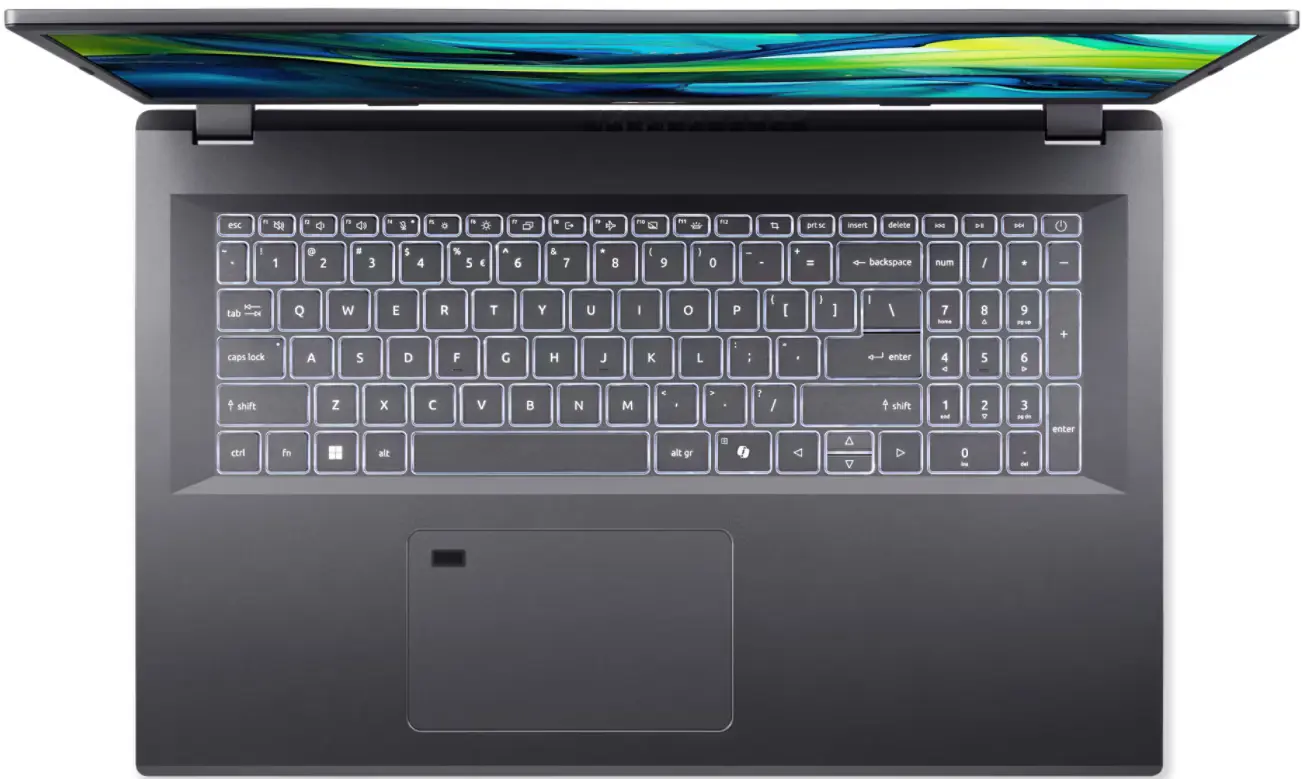 Laptop Acer Aspire 17 A17-51M Intel Core 7 150U 16GB/512GB Linux (Steel Gray) - 6