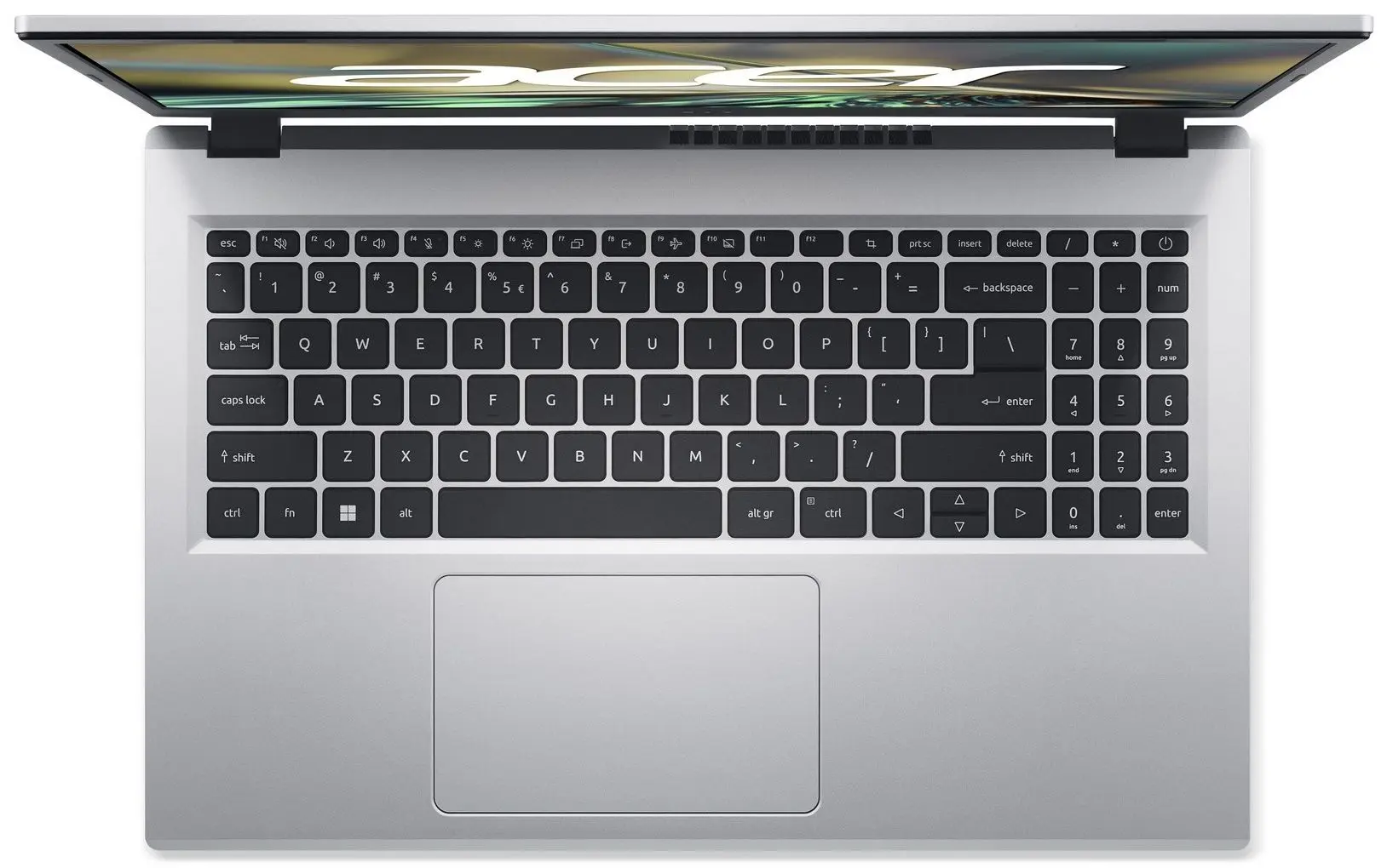 Laptop Acer Aspire A315-510P Intel Processor N100 8GB DDR5/256GB SSD (Pure Silver)