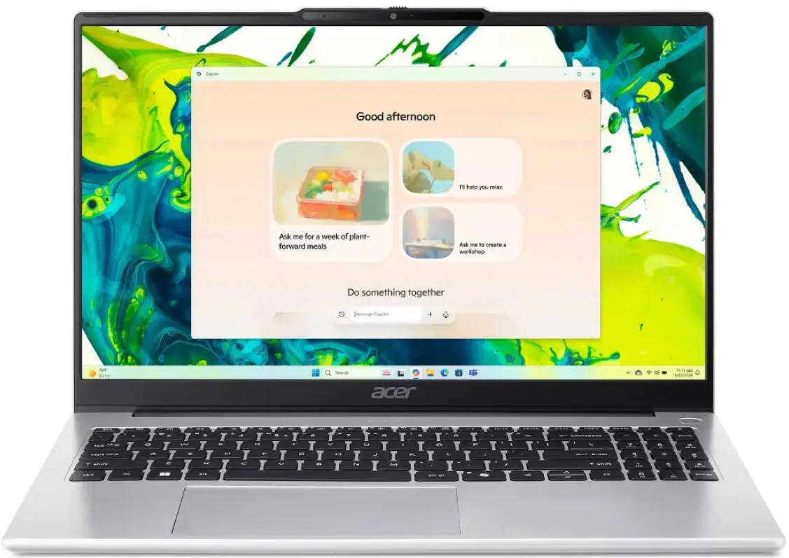 Ноутбук Acer Aspire Lite 15 AL15-45P Ryzen 7 5825U 16GB/512GB NoOS (Silver)
