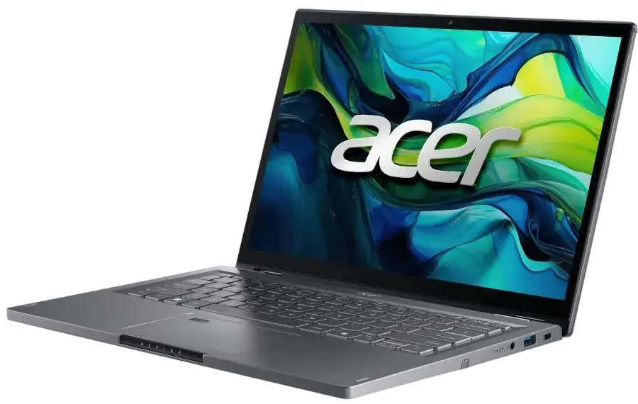 Ноутбук Acer Aspire Spin 14 ASP14-51MTN Intel Core 5 120U 16GB DDR5/512GB SSD (Steel Gray)