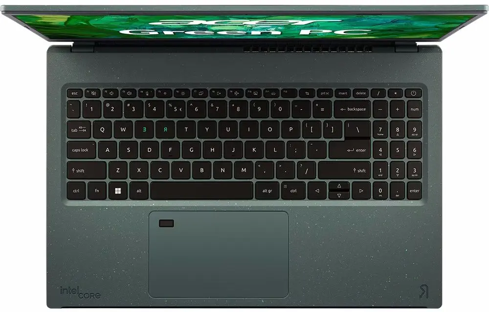 Laptop Acer Aspire Vero AV15-53P-39XW Intel Core i3-1315U 8GB LPDDR5/512GB SSD (Green)