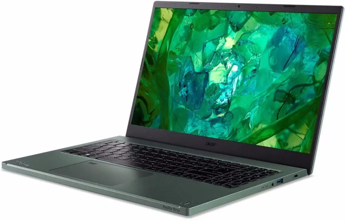 Laptop Acer Aspire Vero AV15-53P-52GF Intel Core i5-1335U 16GB DDR5/512GB SSD (Cypress Green)