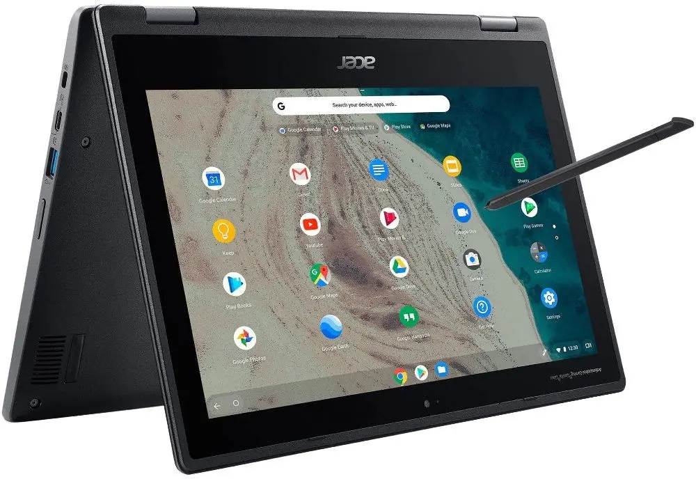 Laptop Acer Chromebook Spin 511 R752TN-C3B7 Intel Celeron N4020 4GB LPDDR4/32GB eMMC (Black)