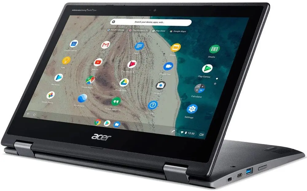 Laptop Acer Chromebook Spin 511 R752TN-C3B7 Intel Celeron N4020 4GB LPDDR4/32GB eMMC (Black)
