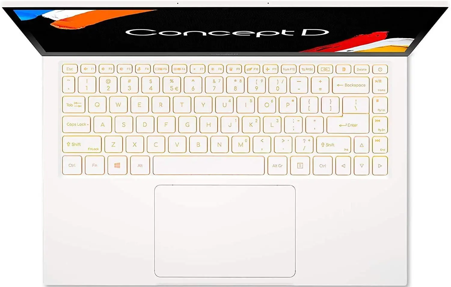 Laptop Acer ConceptD 3 Ezel CC315-73G Intel Core i7-11800H 16GB DDR4/1TB SSD W10Pro (White)
