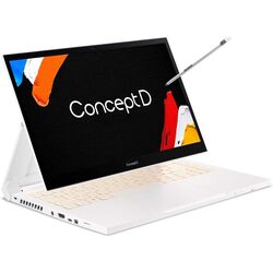 Laptop Acer ConceptD 3 Ezel CC315-73P Intel Core i7-11800H 16GB DDR4/1TB SSD W10Pro (White) Thumb