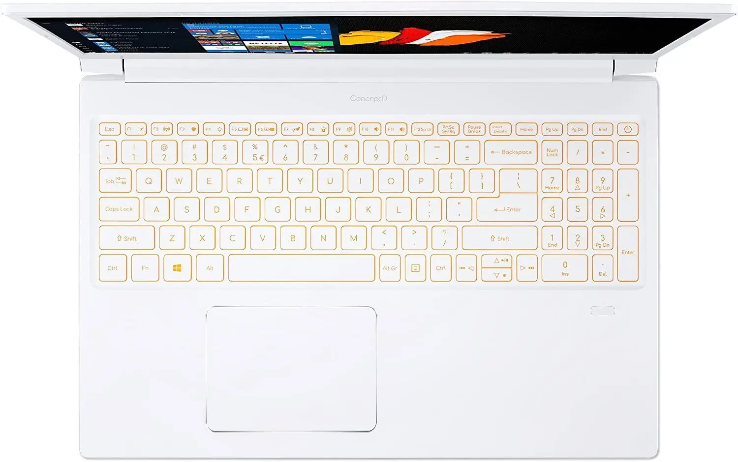 Laptop Acer ConceptD 3 Pro CN315-71P-58N0 Intel Core i5-9300H 16GB DDR4/512GB SSD W10Pro Repack (White)