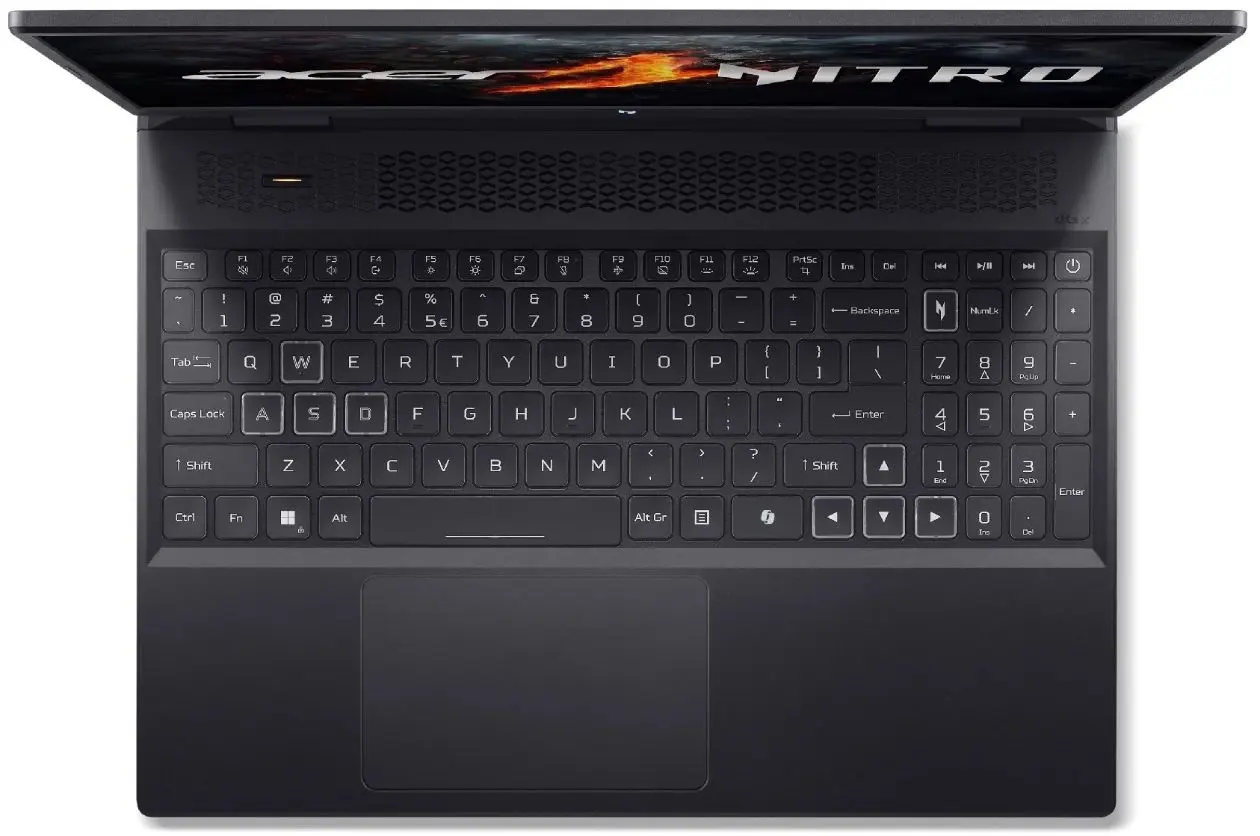 Laptop Acer Nitro AN16-42 AMD Ryzen 7 8845HS 2x16GB DDR5/1TB SSD (Obsidian Black)