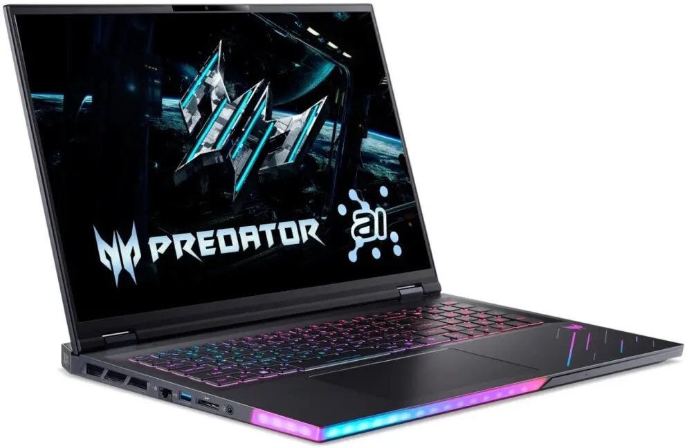 Ноутбук Acer Predator Helios Neo 18 AI PH18-73 Intel Core Ultra 9 275HX 64GB/2TB Linux eShell (Abyssal Black)