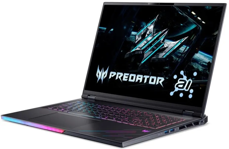 Ноутбук Acer Predator Helios Neo 18 AI PH18-73 Intel Core Ultra 9 275HX 64GB/2TB Linux eShell (Abyssal Black)