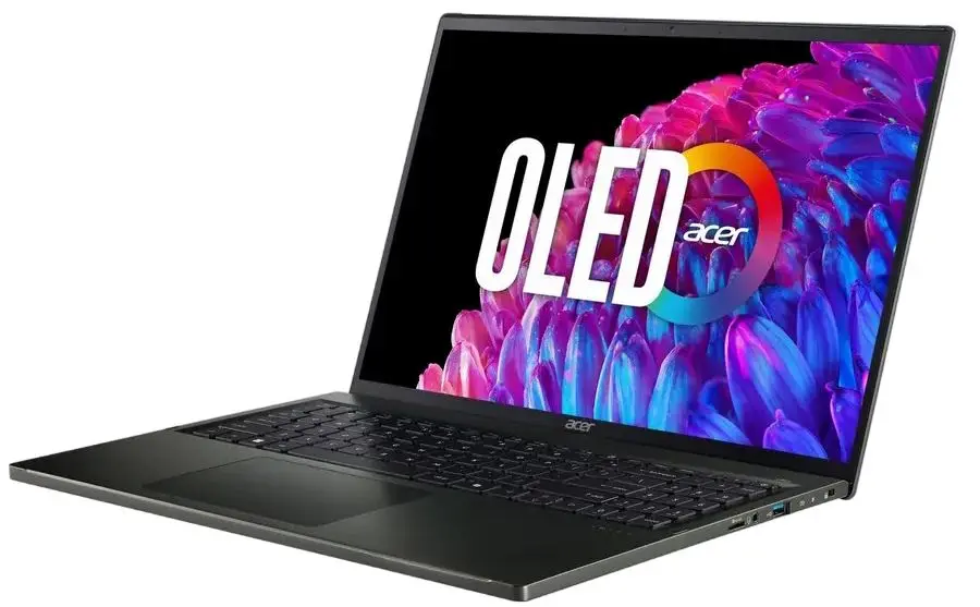 Laptop Acer Swift Edge 16 OLED SFE16-44 AMD Ryzen 7 8840U 16GB DDR5/1TB SSD (Olivine Black)