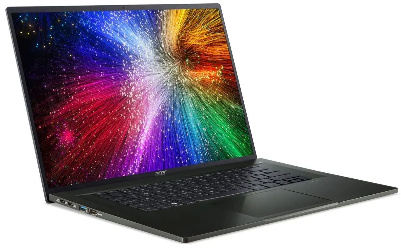 Laptop Acer Swift Edge SFA16-41-R1V7 AMD Ryzen 5 6600U 16GB LPDDR5/512GB SSD W11 Home (Black)