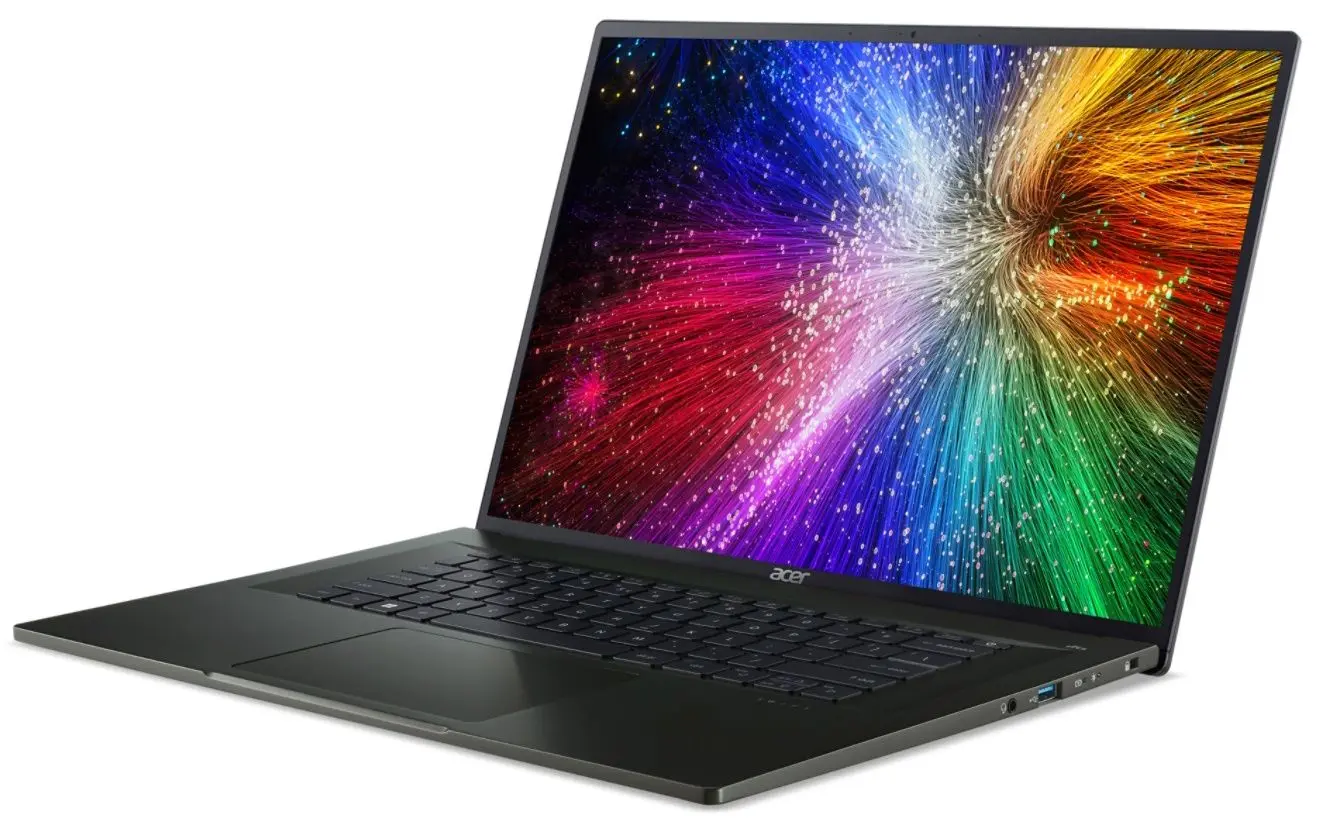 Laptop Acer Swift Edge SFA16-41-R1V7 AMD Ryzen 5 6600U 16GB LPDDR5/512GB SSD W11 Home (Black)