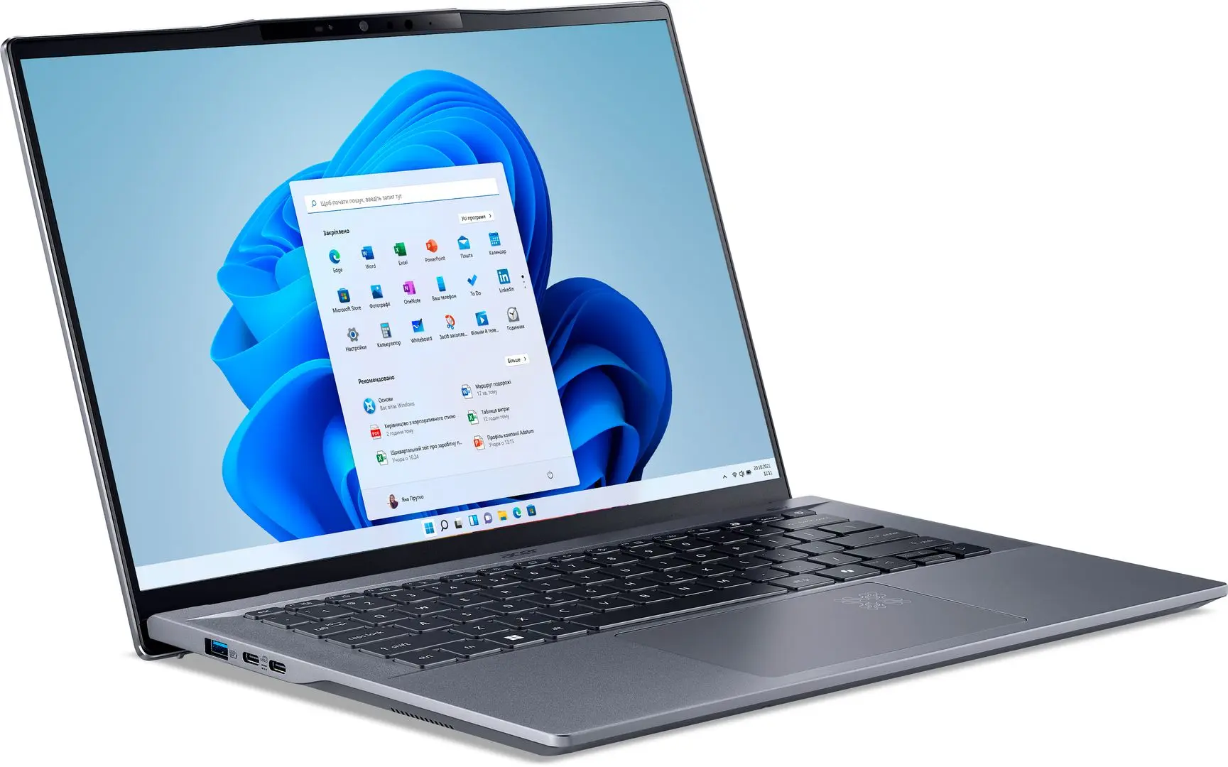 Ноутбук Acer Swift Go 14 AI SFG14-01 Qualcomm Snapdragon X Plus X1P-42-100 1x16GB DDR5/1TB SSD W11H (Steel Grey)