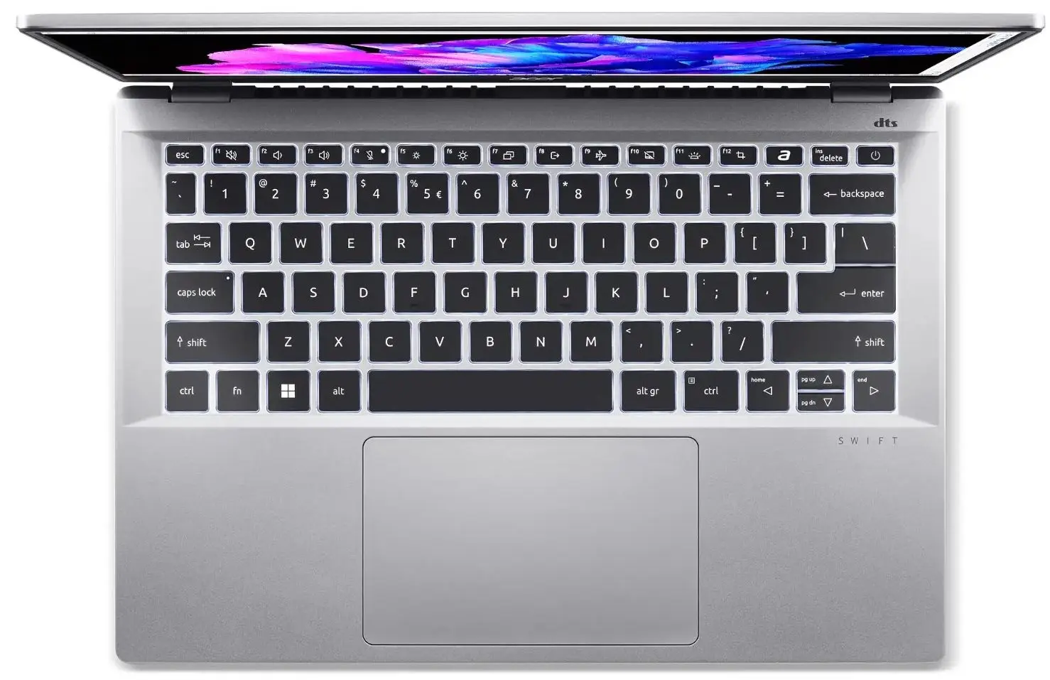 Ноутбук Acer Swift Go 14 Intel Core Ultra 7 155H 32GB DDR5/1TB SSD W11H (Pure Silver) - 4