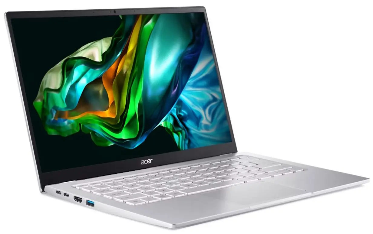 Ноутбук Acer Swift Go 14 SFG14-41-R2DX AMD Ryzen 7 7730U 16GB LPDDR4X/1TB SSD (Silver)