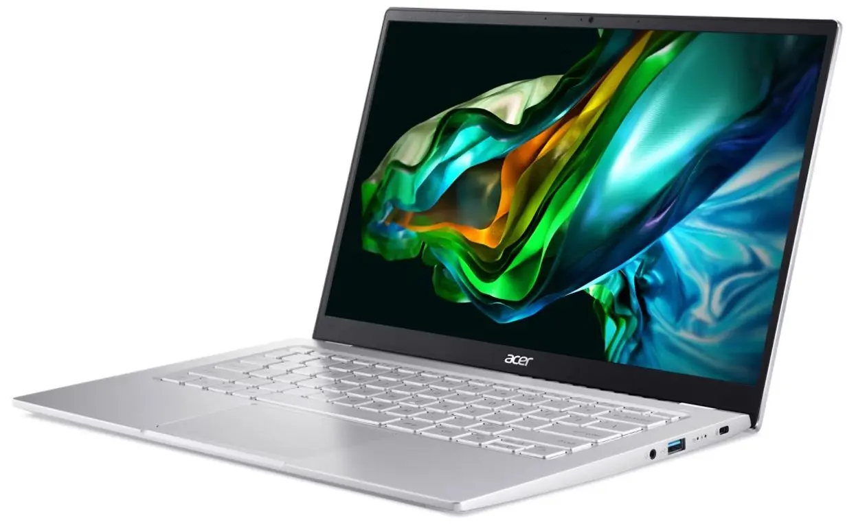 Ноутбук Acer Swift Go 14 SFG14-41-R2DX AMD Ryzen 7 7730U 16GB LPDDR4X/1TB SSD (Silver)