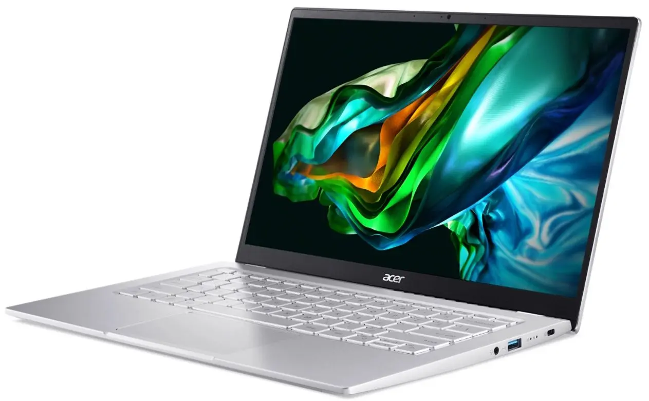 Ноутбук Acer Swift Go 14 SFG14-41-R4SM AMD Ryzen 7 7730U 8GB LPDDR4X/512GB SSD (Silver)
