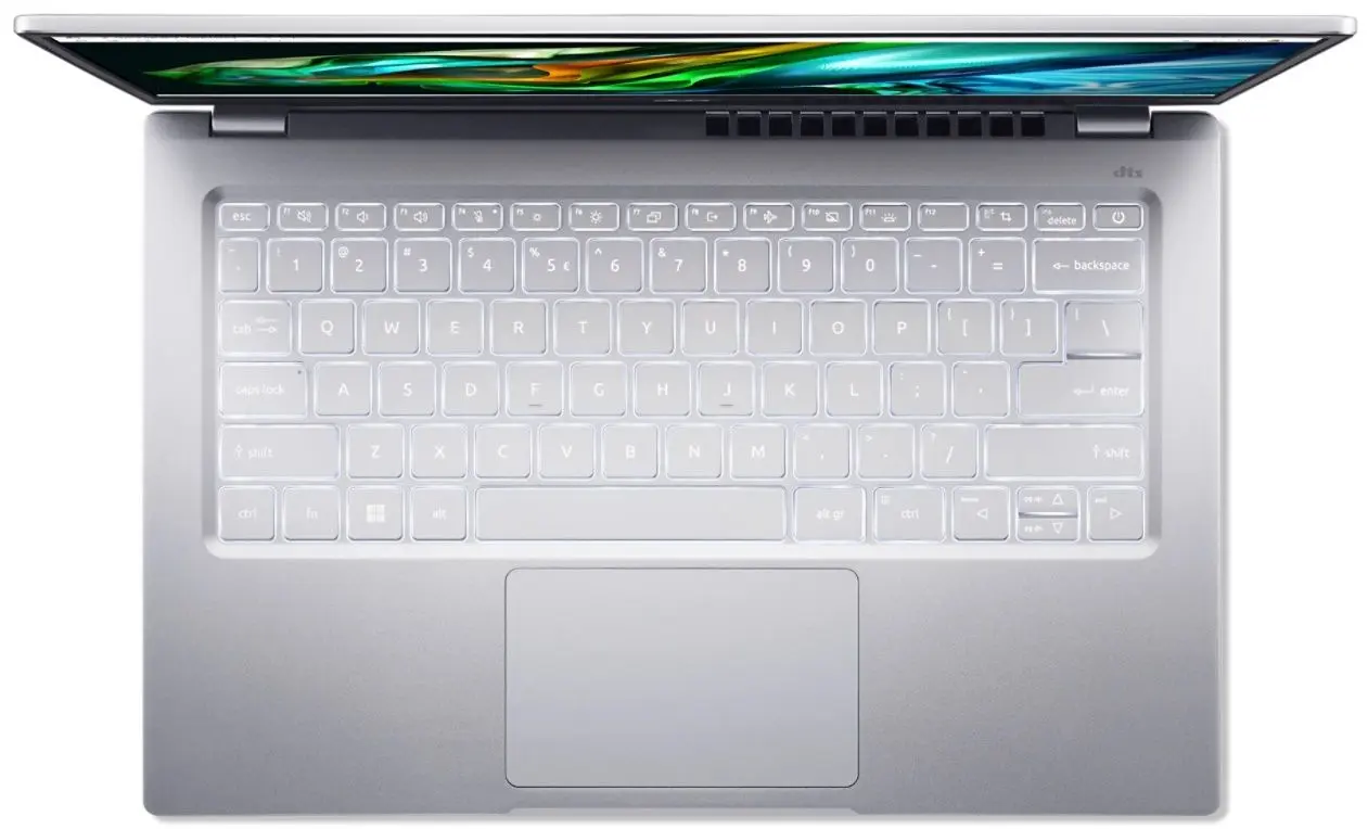 Ноутбук Acer Swift Go 14 SFG14-41-R4SM AMD Ryzen 7 7730U 8GB LPDDR4X/512GB SSD (Silver)