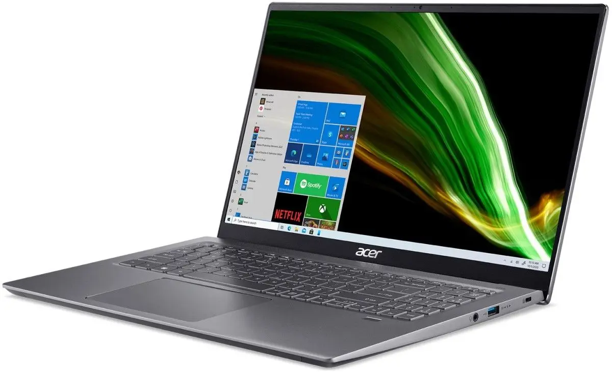 Laptop Acer Swift X NX.AYKEU.006 Intel Core i5 11320H 16GB LPDDR4X/512GB SSD (Steel Grey)