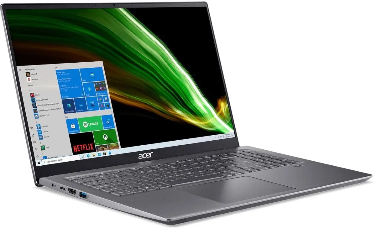 Laptop Acer Swift X NX.AYKEU.006 Intel Core i5 11320H 16GB LPDDR4X/512GB SSD (Steel Grey)