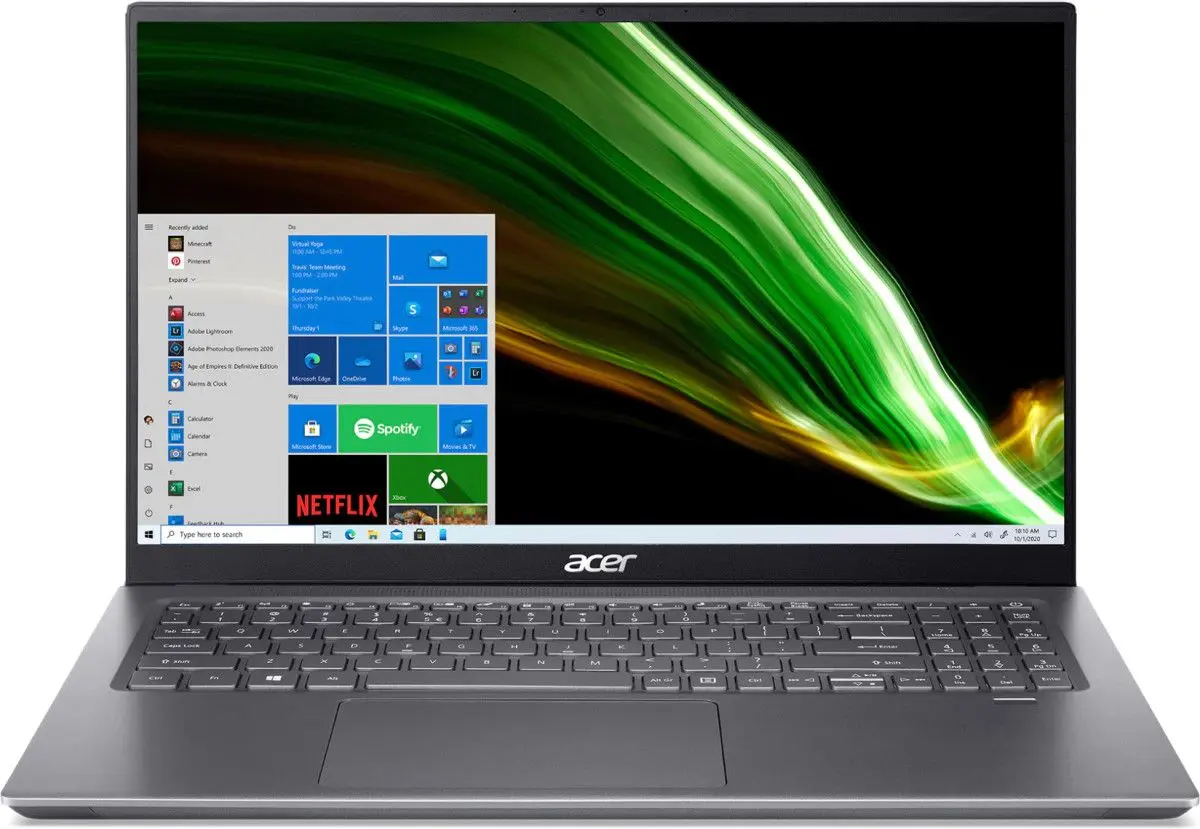 Laptop Acer Swift X NX.AYKEU.006 Intel Core i5 11320H 16GB LPDDR4X/512GB SSD (Steel Grey)