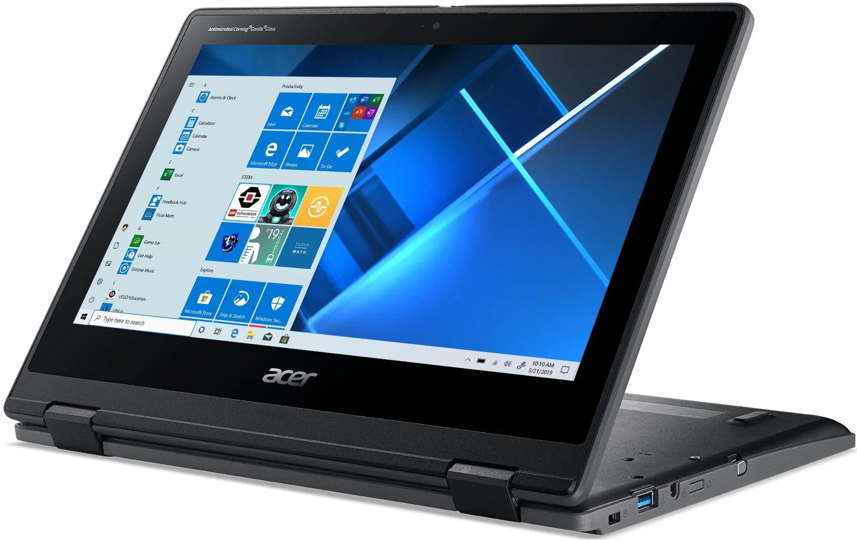 Ноутбук Acer TravelMate Spin B3 TMB311RN-31-P8XZ Intel Pentium Silver N5030 4Gb DDR4/128Gb SSD W10Pro (Black) - 2