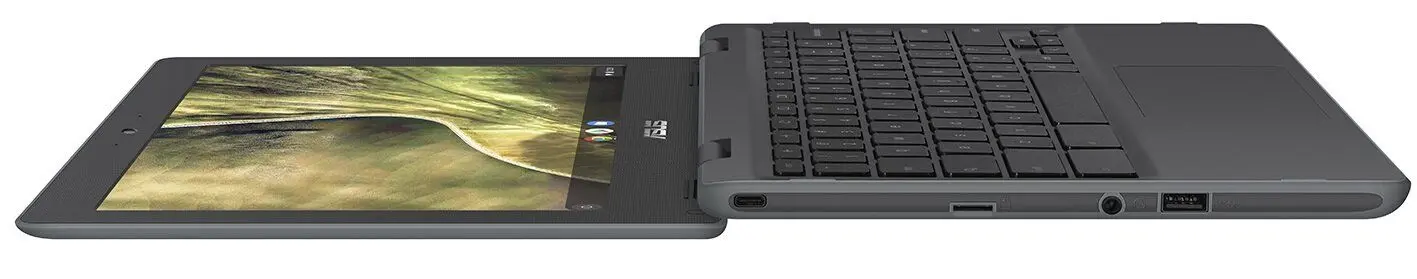 Laptop Asus Chromebook C204MA-GJ0455 Intel Celeron N4020 4GB LPDDR4/64GB eMMC (Dark Grey)