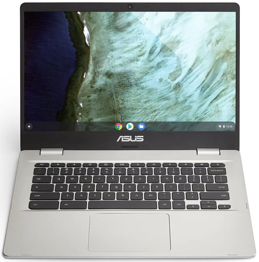 Laptop Asus Chromebook C423 Intel Celeron N3350 4GB DDR4/64GB eMMC (Silver)