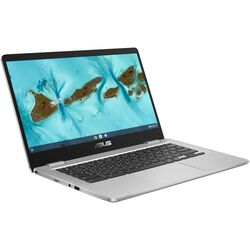 Laptop Asus Chromebook C424MA-EB0138 Intel Celeron N4120 4GB LPDDR4/128GB eMMC Chrome OS (Silver) Thumb