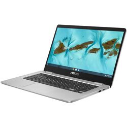 Laptop Asus Chromebook C424MA-EB0138 Intel Celeron N4120 4GB LPDDR4/128GB eMMC Chrome OS (Silver) Thumb