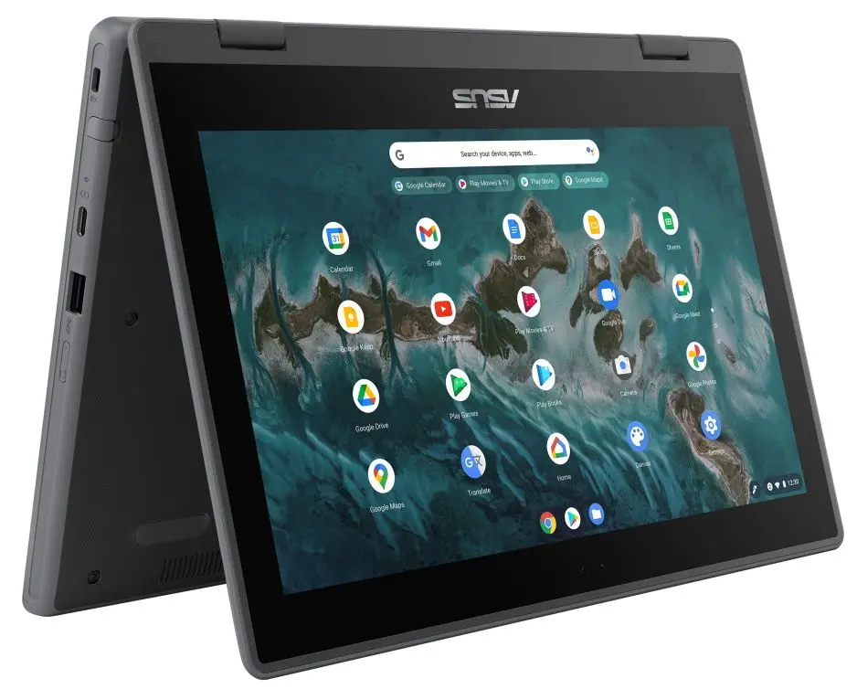 Laptop Asus Chromebook CR1100FKA-BP0412 Intel Pentium Silver N6000 8GB LPDDR4X/32GB eMMC (Dark Grey)