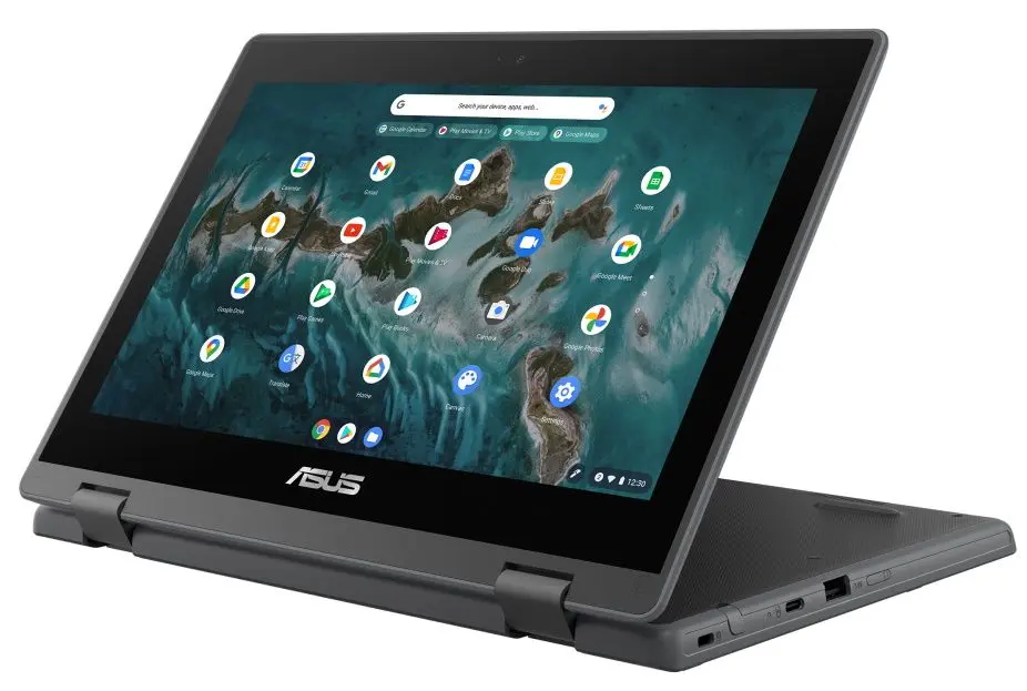 Laptop Asus Chromebook CR1100FKA-BP0412 Intel Pentium Silver N6000 8GB LPDDR4X/32GB eMMC (Dark Grey)