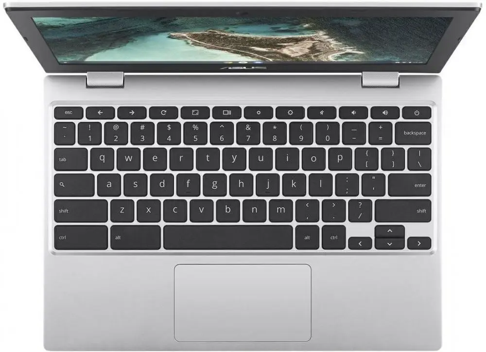 Laptop Asus Chromebook CX1 CB1101CMA-GJ0021 Intel Celeron N4120 4GB LPDDR4/64GB eMMC Chrome OS (Silver)