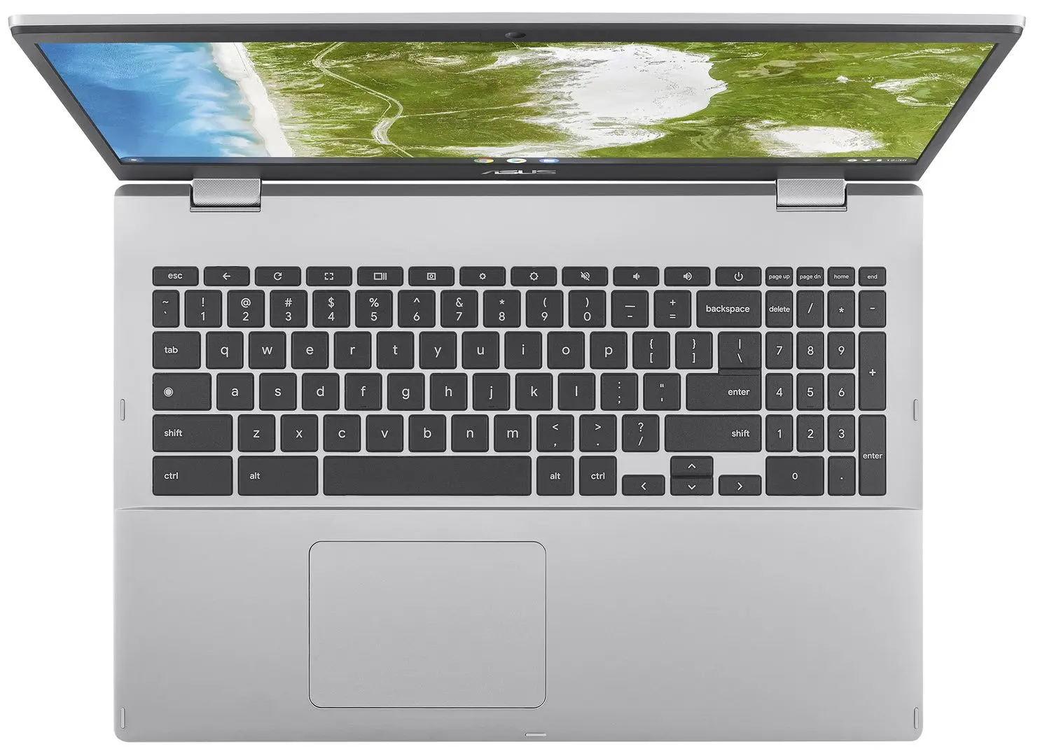 Laptop Asus Chromebook CX1500CKA-EJ0061 Intel Celeron N4500 4GB LPDDR4/64GB eMMC (Transparent Silver)