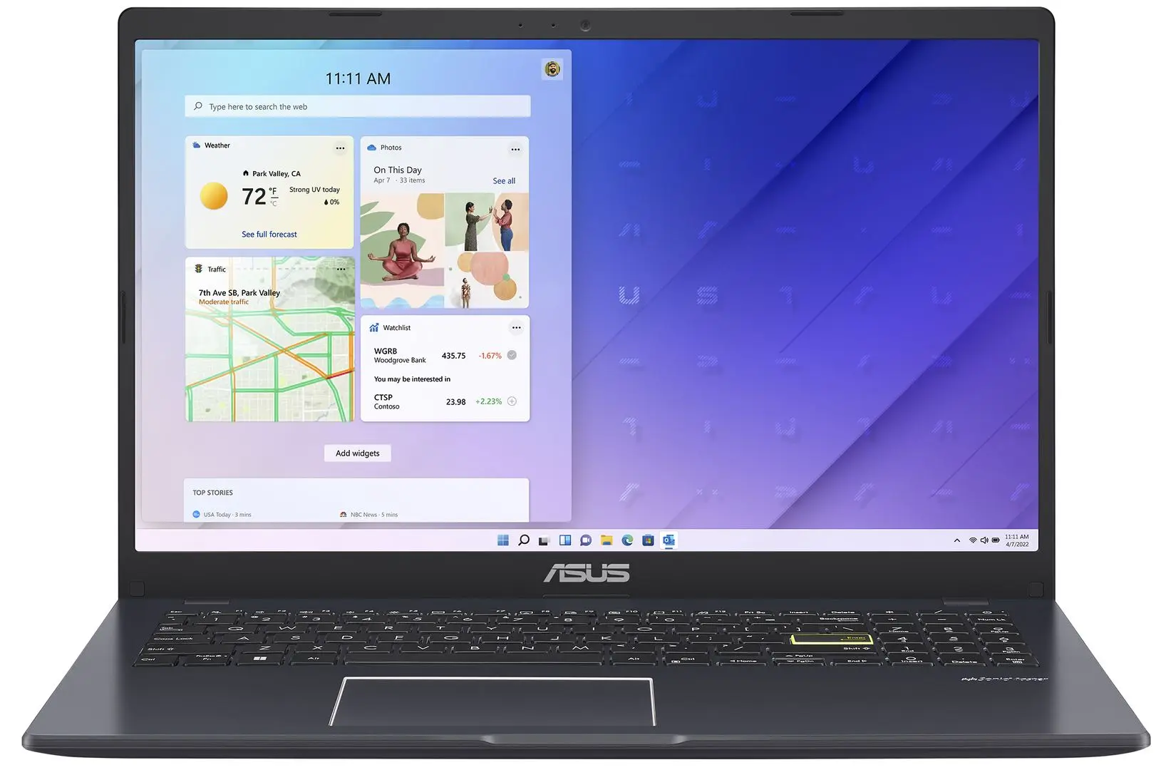 Laptop Asus E510MA-EJ616 Intel Celeron N4020 4GB DDR4/256GB SSD (Star Black)